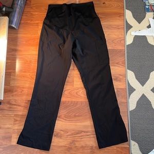 Med couture maternity scrub pants black xsmall, used